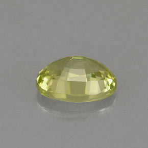 1.40캐럿 천연 녹빛 골든 크리소베릴, 타원형 컷, 7.8×5.8 mm, VVS-VS