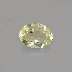 0.75캐럿 천연 녹빛 옐로우 크리소베릴, 타원형 컷, 6.8×5.1 mm, VVS-VS