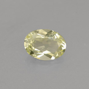 0.75캐럿 천연 녹빛 옐로우 크리소베릴, 타원형 컷, 6.8×5.1 mm, VVS-VS