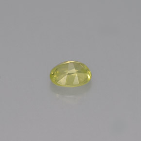 0.45캐럿 천연 녹빛 골든 크리소베릴, 타원형 컷, 5.1×4.1 mm, VS