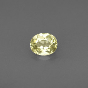 0.45캐럿 천연 녹빛 골든 크리소베릴, 타원형 컷, 5.1×4.3 mm, VS