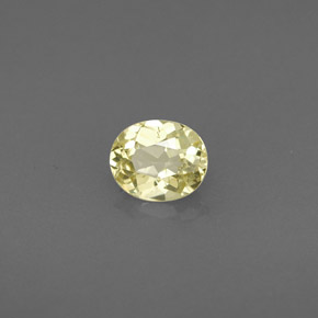 0.45캐럿 천연 녹빛 골든 크리소베릴, 타원형 컷, 5.1×4.3 mm, VS