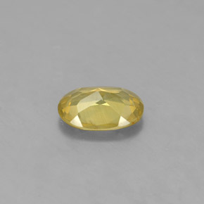 0.93캐럿 천연 골든 그린 크리소베릴, 타원형 컷, 7.2×5 mm, VS