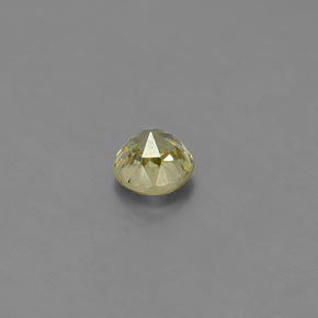 0.53캐럿 천연 골든 그린 크리소베릴, 라운드 컷, 4.23 mm, VS