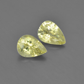 캐럿 천연 골든 그린 크리소베릴 보석, 배 모양, 7.5×5.5 mm, VVS