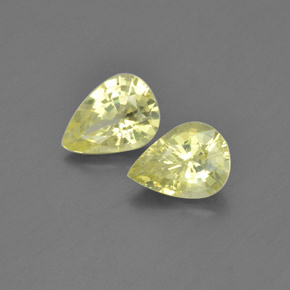 캐럿 천연 골든 그린 크리소베릴 보석, 배 모양, 7.5×5.5 mm, VVS