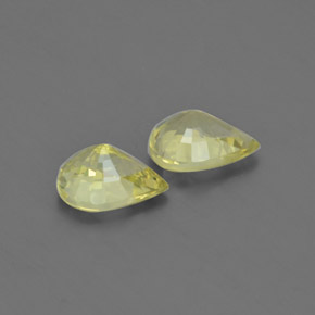 캐럿 천연 골든 그린 크리소베릴 보석, 배 모양, 7.5×5.5 mm, VVS