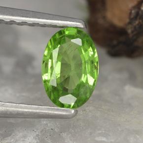 0.51캐럿 천연 그린 크리소베릴, 타원형 컷, 6×4.2 mm, VVS-VS