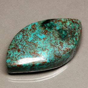 32.04캐럿 천연 멀티컬러 크리소콜라, 멋진 모양, 31.8×18.4 mm, 불투명체