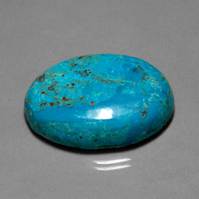 36.15캐럿 천연 멀티컬러 크리소콜라, 타원형 컷, 29.6×21 mm, 불투명체