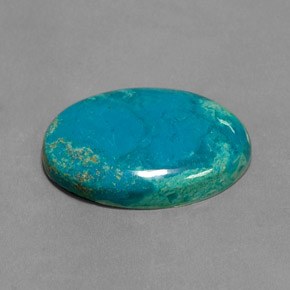 13.12캐럿 천연 멀티컬러 크리소콜라, 타원형 컷, 23.4×16.6 mm, 불투명체