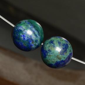 캐럿 천연 다색 크리소콜라 보석, 구 / 공, 불투명체