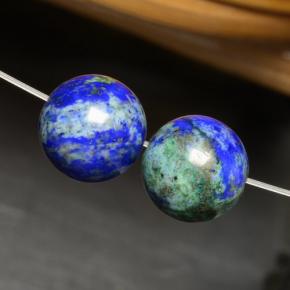 18.20캐럿 천연 다색 크리소콜라 보석, 구 / 공, 불투명체