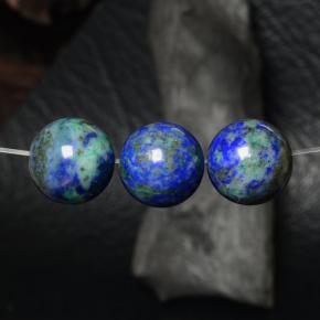 27.71캐럿 천연 다색 크리소콜라 보석, 구 / 공, 불투명체