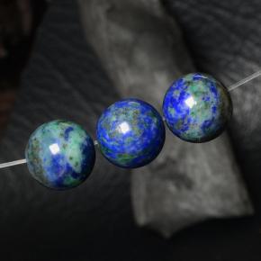 27.71캐럿 천연 다색 크리소콜라 보석, 구 / 공, 불투명체