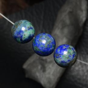 27.71캐럿 천연 다색 크리소콜라 보석, 구 / 공, 불투명체