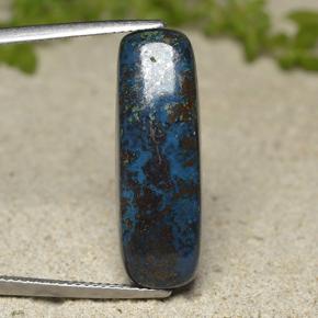 16.65캐럿 천연 멀티컬러 크리소콜라, 쿠션 컷, 26.6×9 mm, 불투명체