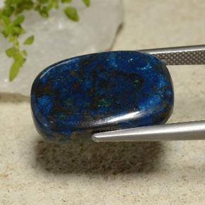 17.41캐럿 천연 다색 크리소콜라, 쿠션 컷, 불투명체