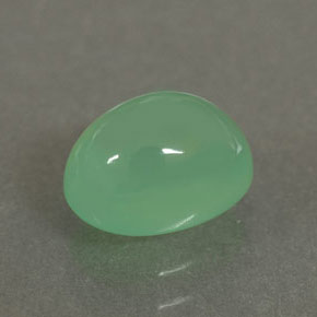 1.75캐럿 천연 그린 크리소프레이즈, 투명한, 8.1×6.1 mm, 투명/반투명