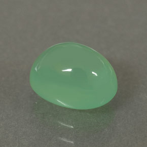 1.75캐럿 천연 그린 크리소프레이즈, 투명한, 8.1×6.1 mm, 투명/반투명