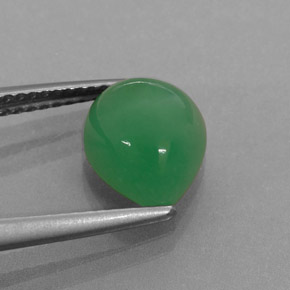 2.68캐럿 천연 그린 크리소프레이즈, 배 모양, 9.4×8.1 mm, 투명한
