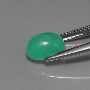 1.67캐럿 천연 그린 크리소프레이즈, 타원형 컷, 7.9×6 mm, 투명한