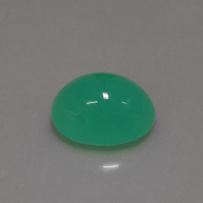 1.48캐럿 천연 그린 크리소프레이즈, 타원형 컷, 7.9×6 mm, 투명한