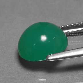 2.77캐럿 천연 그린 크리소프레이즈, 타원형 컷, 9×8.2 mm, 투명한