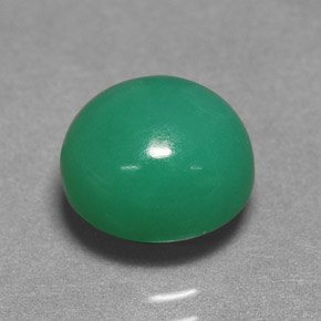 3.24캐럿 천연 그린 크리소프레이즈, 타원형 컷, 9×8.1 mm, 투명한