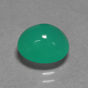 2.52캐럿 천연 그린 크리소프레이즈, 타원형 컷, 9.1×8 mm, 투명한