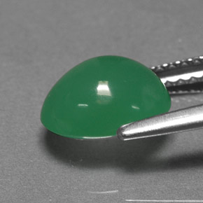 1.99캐럿 천연 그린 크리소프레이즈, 타원형 컷, 8.8×7 mm, 투명한