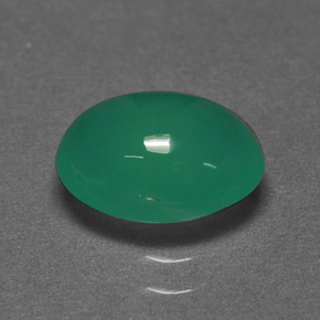 1.67캐럿 천연 그린 크리소프레이즈, 타원형 컷, 9×7 mm, 투명한