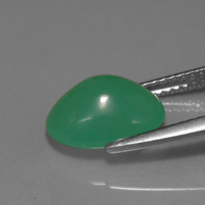 3.18캐럿 천연 그린 크리소프레이즈, 타원형 컷, 11×8.1 mm, 투명한