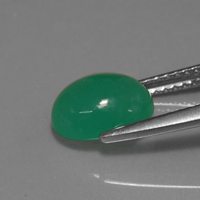 2.14캐럿 천연 그린 크리소프레이즈, 타원형 컷, 8.9×7 mm, 투명한