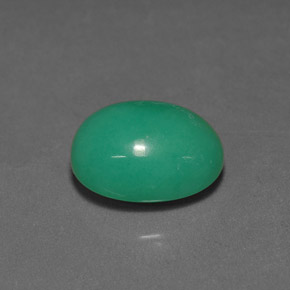 4.05캐럿 천연 그린 크리소프레이즈, 타원형 컷, 11.3×8.6 mm, 투명한