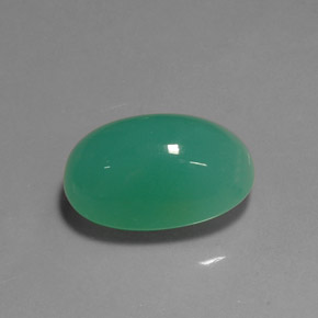 16.67캐럿 천연 그린 크리소프레이즈, 투명한, 19.1×12.4 mm, 투명/반투명
