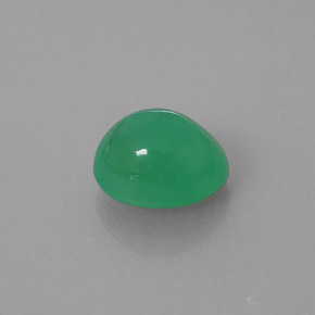 2.44캐럿 천연 그린 크리소프레이즈, 투명한, 9×7.1 mm, 투명/반투명