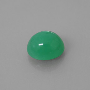 2.43캐럿 천연 그린 크리소프레이즈, 투명한, 8.7×7.6 mm, 투명/반투명