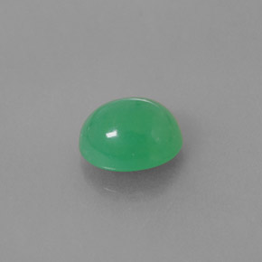 2.92캐럿 천연 그린 크리소프레이즈, 투명한, 9.6×8 mm, 투명/반투명
