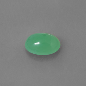 2.49캐럿 천연 그린 크리소프레이즈, 투명한, 10.3×8 mm, 투명/반투명