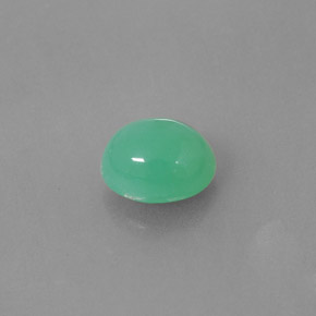 2.34캐럿 천연 그린 크리소프레이즈, 투명한, 8.8×7.3 mm, 투명/반투명