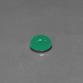 1.51캐럿 천연 그린 크리소프레이즈, 투명한, 7.9×5.9 mm, 투명/반투명