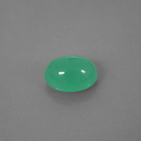 2.13캐럿 천연 그린 크리소프레이즈, 투명한, 9×7 mm, 투명/반투명
