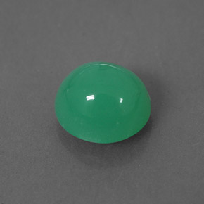 1.79캐럿 천연 그린 크리소프레이즈, 투명한, 7.6×7.1 mm, 투명/반투명