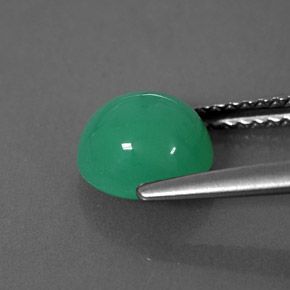 1.79캐럿 천연 그린 크리소프레이즈, 투명한, 7.6×7.1 mm, 투명/반투명