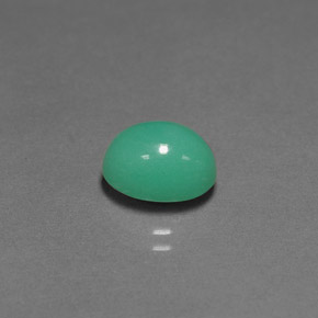 3.04캐럿 천연 그린 크리소프레이즈, 투명한, 9.9×7.7 mm, 투명/반투명