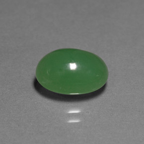 3.42캐럿 천연 그린 크리소프레이즈, 투명한, 10.8×8.5 mm, 투명/반투명