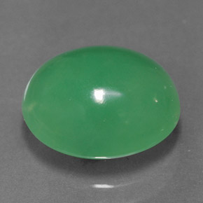 3.90캐럿 천연 그린 크리소프레이즈, 투명한, 11.2×9.8 mm, 투명/반투명
