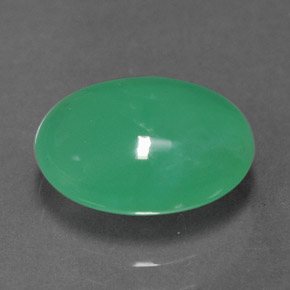 2.31캐럿 천연 그린 크리소프레이즈, 투명한, 10.1×7.7 mm, 투명/반투명