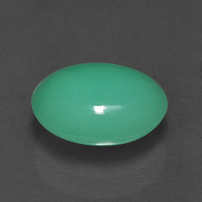 1.47캐럿 천연 그린 크리소프레이즈, 타원형 컷, 8.9×6.7 mm, 투명한